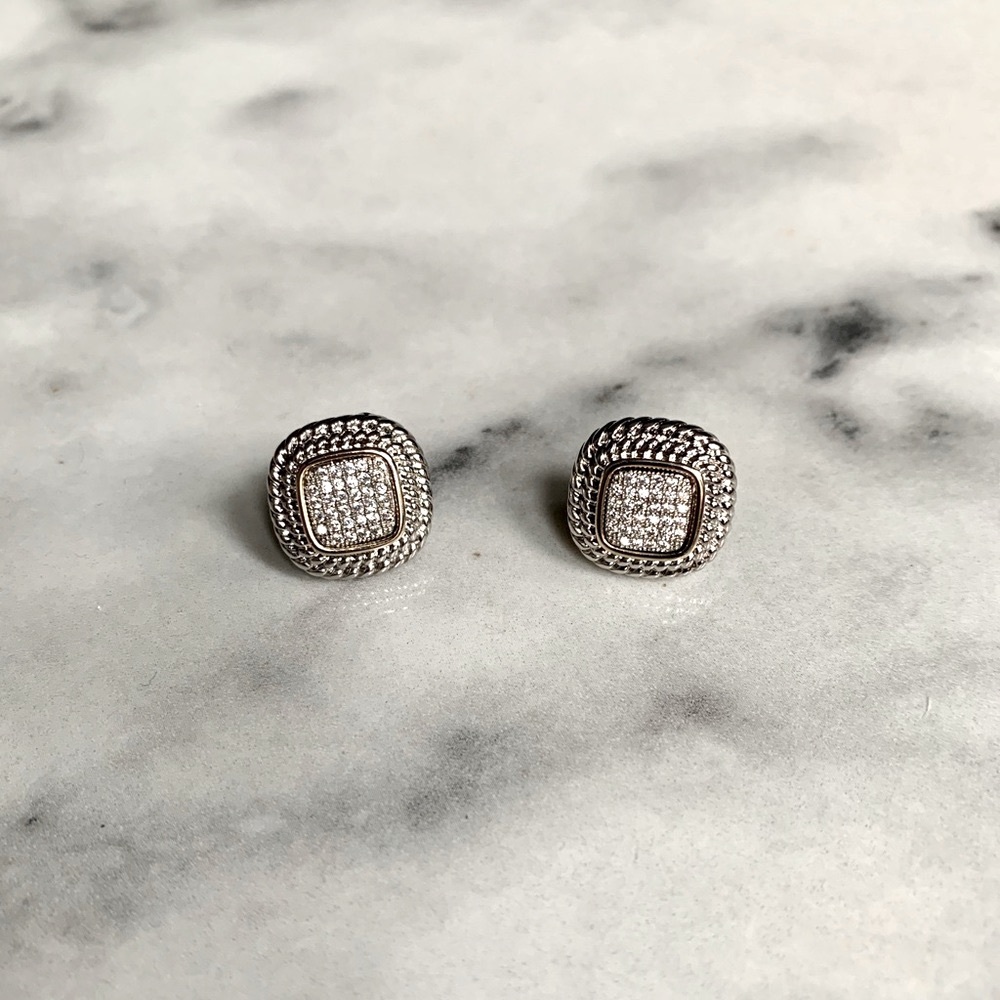 Crystal Post Earrings